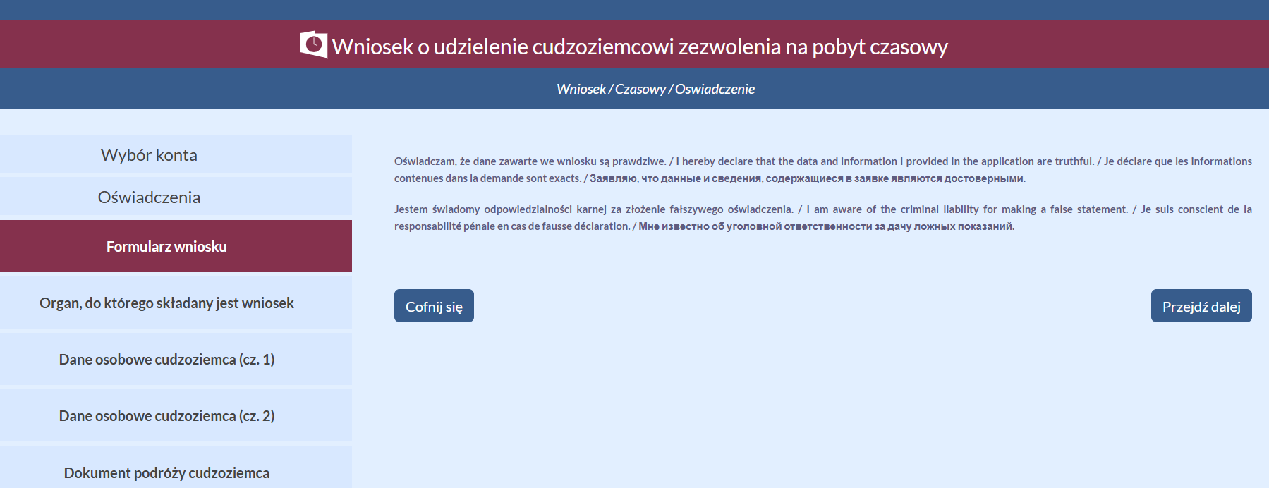 Final oświadczenie